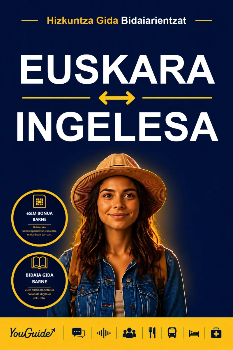 Portada: The Language Guide for Travelers - Basque to English