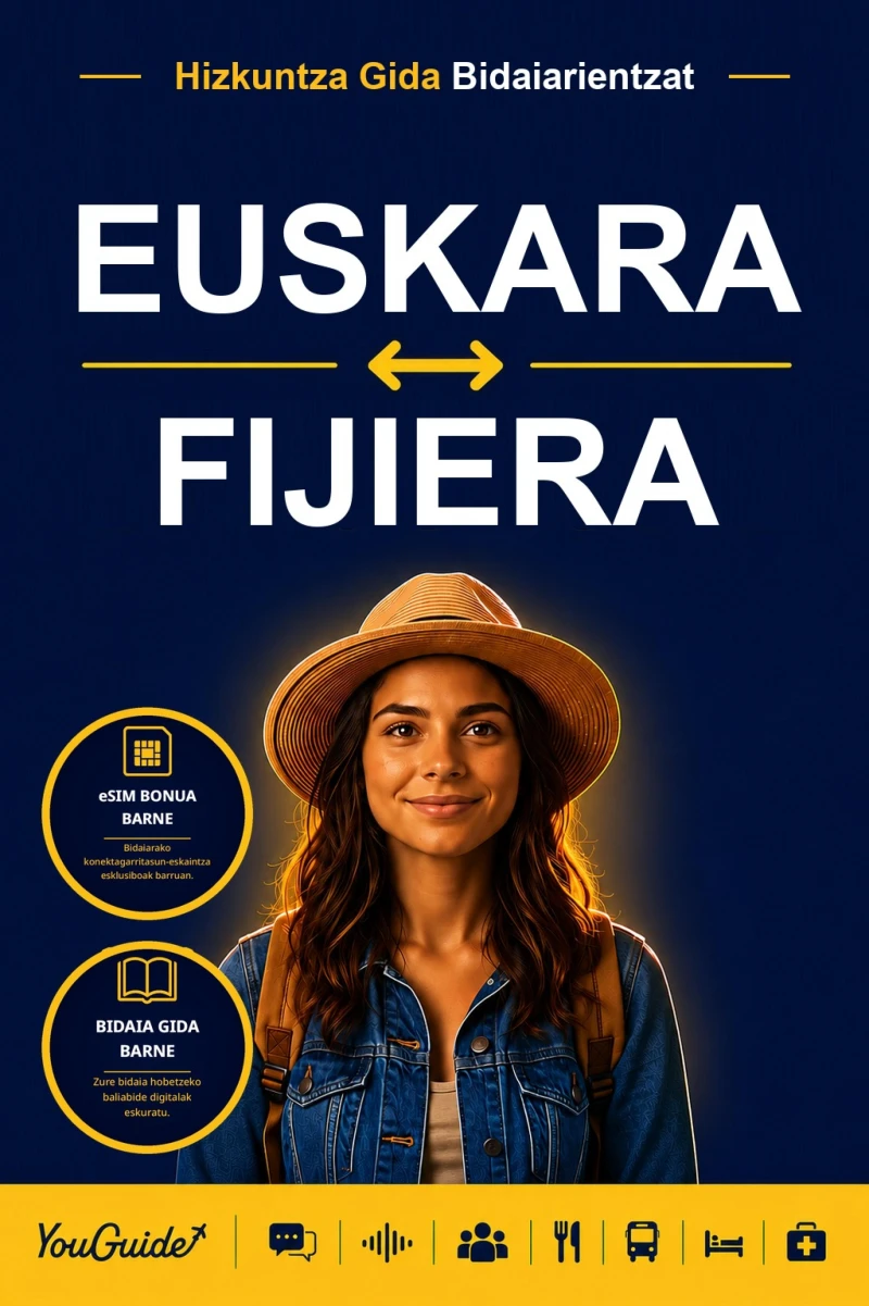 Portada: The Language Guide for Travelers - Basque to Fijian