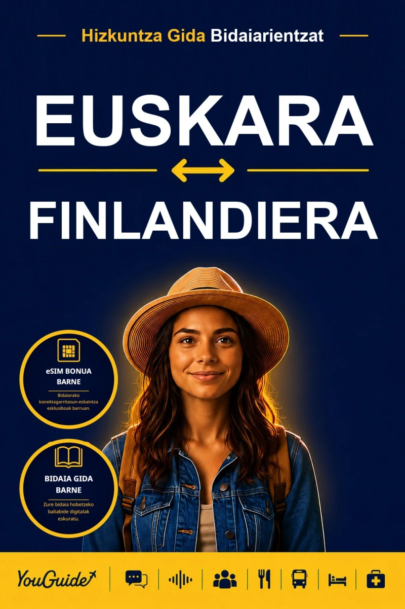 Portada: The Language Guide for Travelers - Basque to Finnish