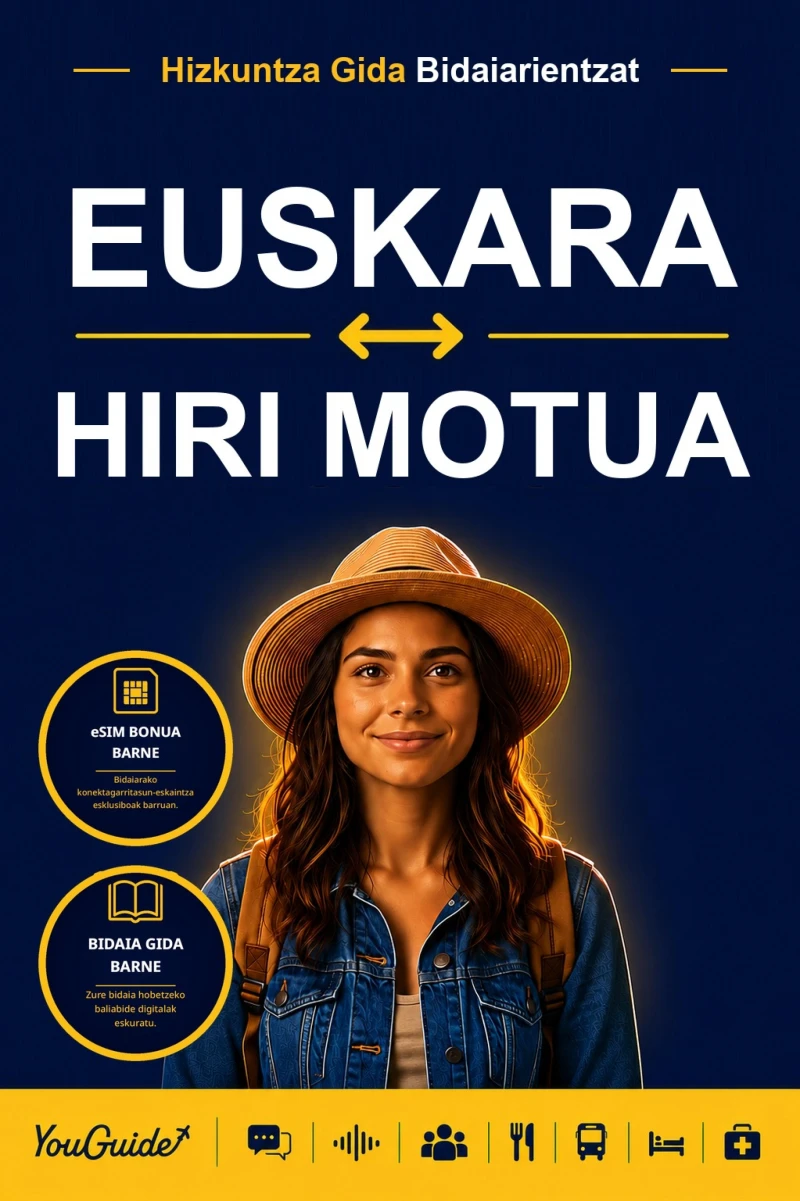 Portada: The Language Guide for Travelers - Basque to Hiri Motu