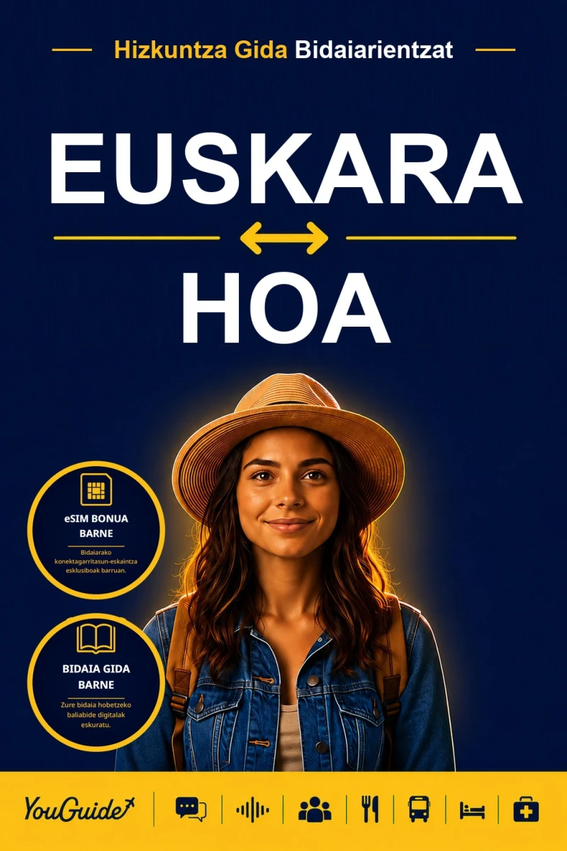Portada: The Language Guide for Travelers - Basque to Ho