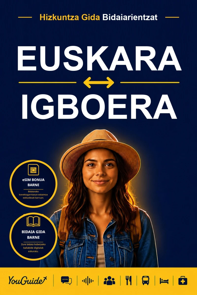 Portada: The Language Guide for Travelers - Basque to Igbo
