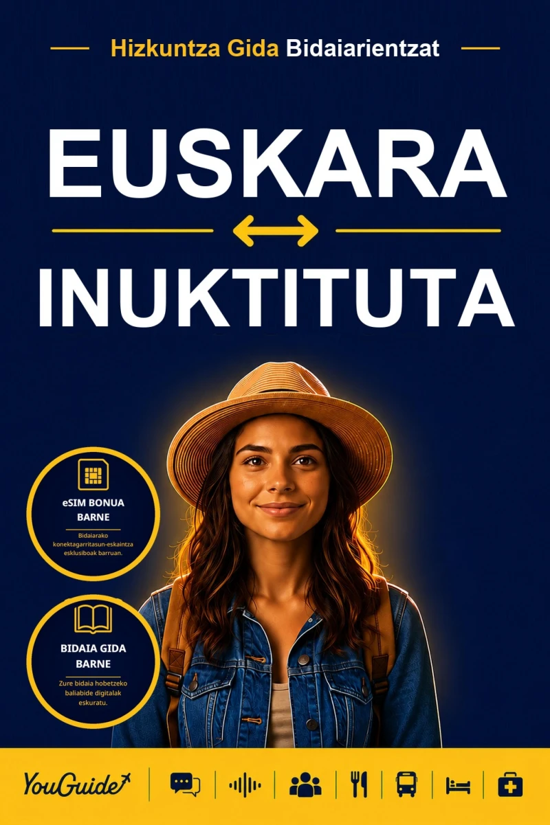 Portada: The Language Guide for Travelers - Basque to Inuktitut