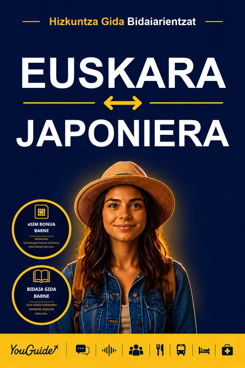 Portada: The Language Guide for Travelers - Basque to Japanese