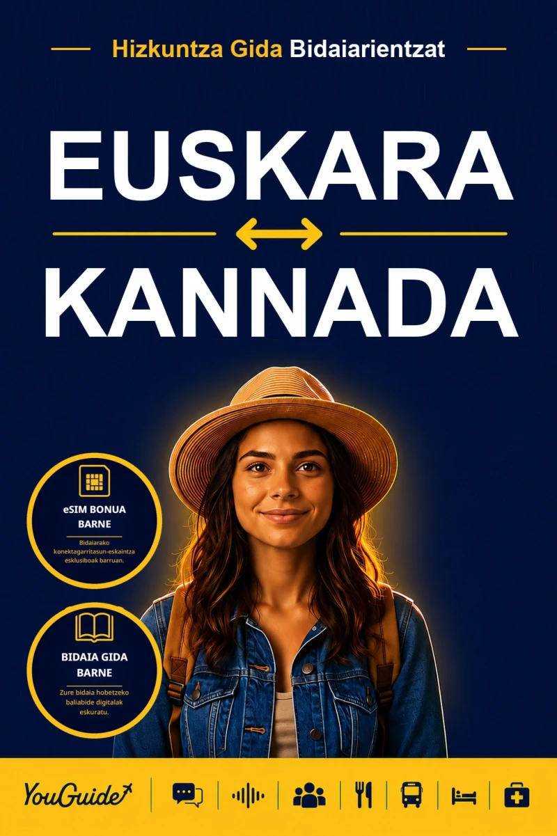 Portada: The Language Guide for Travelers - Basque to Kannada