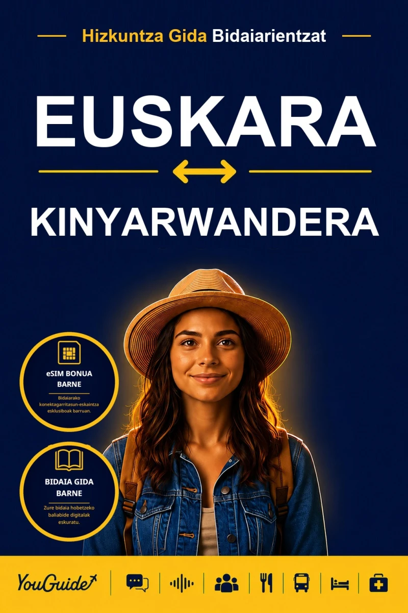 Portada: The Language Guide for Travelers - Basque to Kinyarwanda