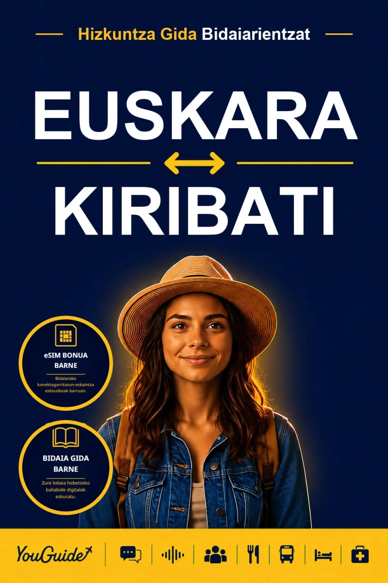Portada: The Language Guide for Travelers - Basque to Kiribati