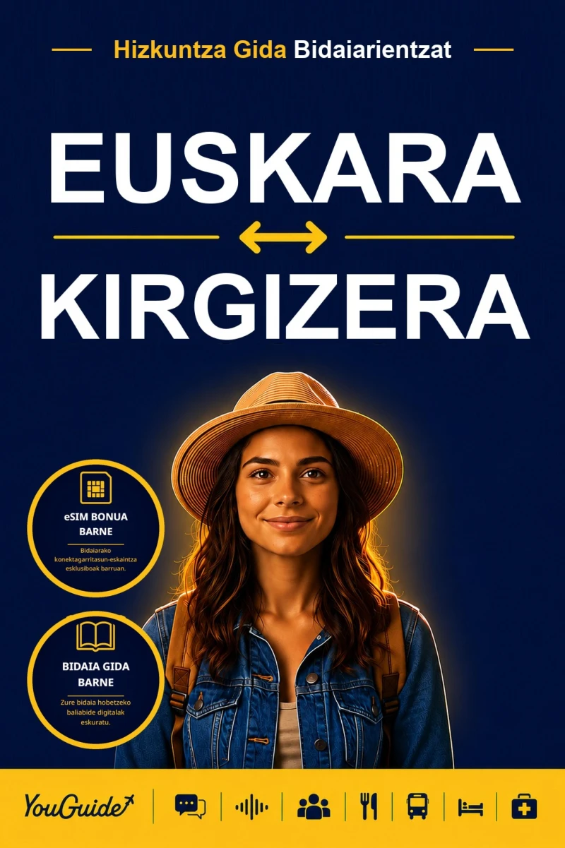Portada: The Language Guide for Travelers - Basque to Kyrgyz