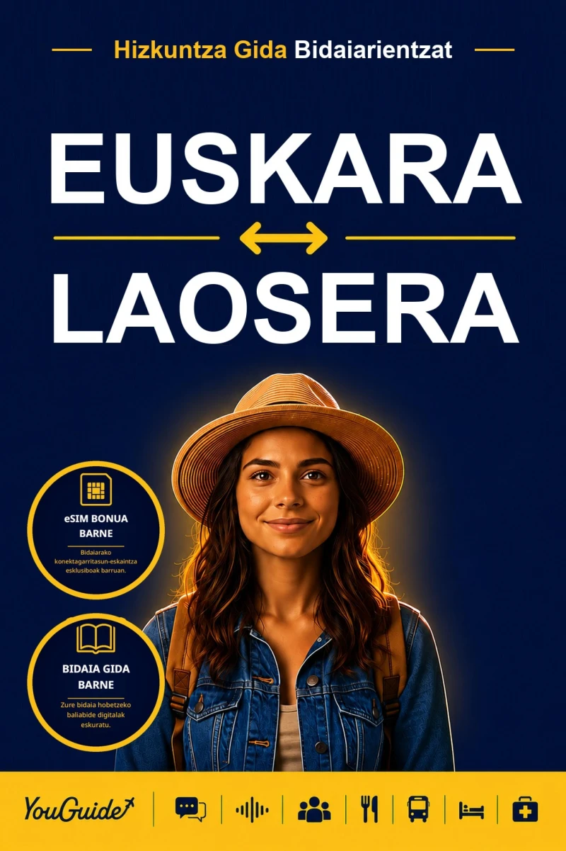 Portada: The Language Guide for Travelers - Basque to Lao