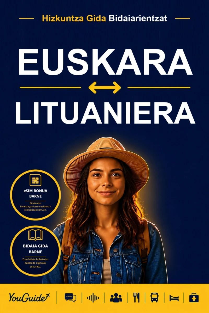 Portada: The Language Guide for Travelers - Basque to Lithuanian