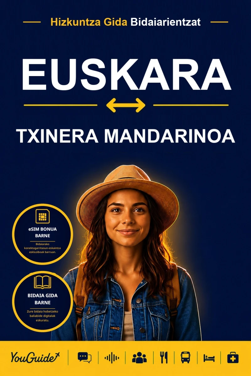Portada: The Language Guide for Travelers - Basque to Mandarin Chinese
