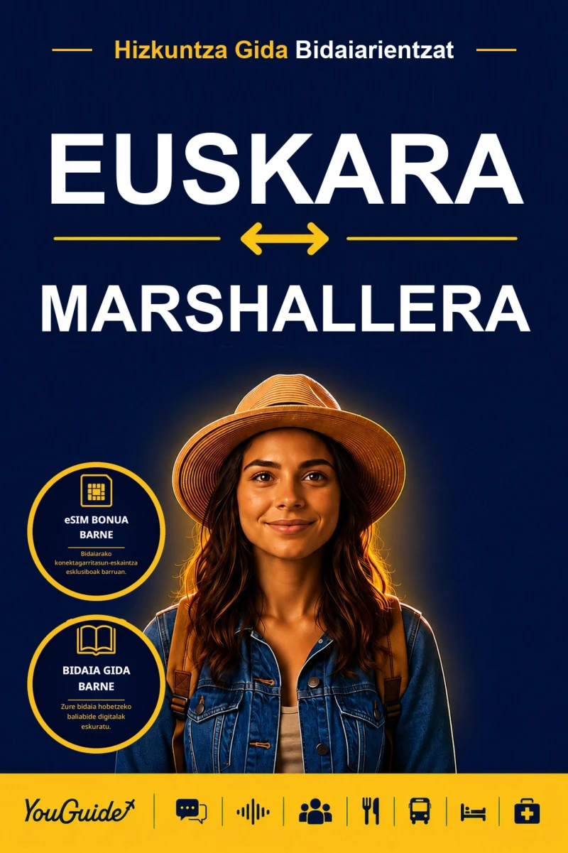 Portada: The Language Guide for Travelers - Basque to Marshallese