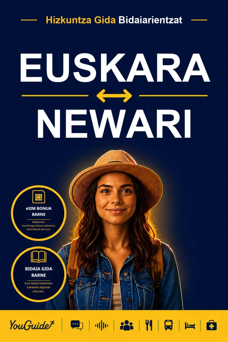 Portada: The Language Guide for Travelers - Basque to Newari