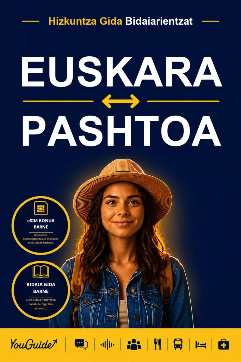 Portada: The Language Guide for Travelers - Basque to Pashto