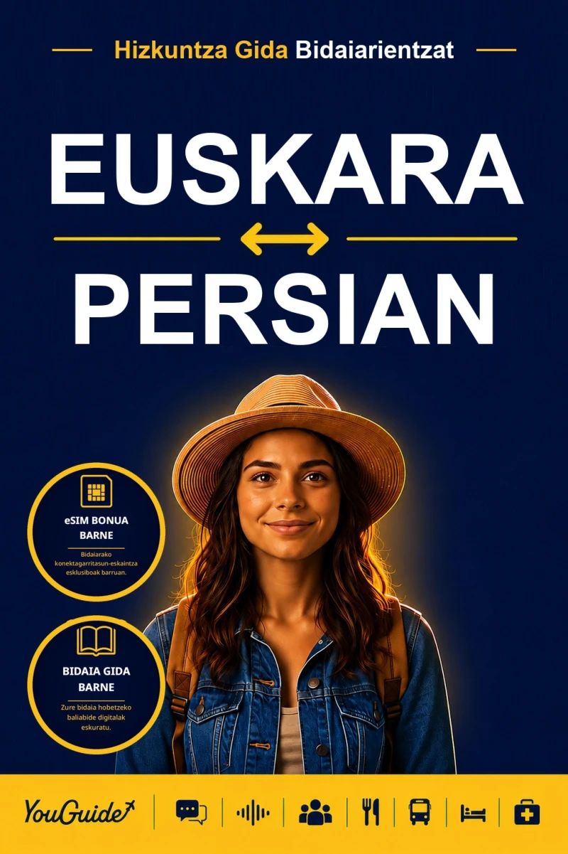Portada: The Language Guide for Travelers - Basque to Persian
