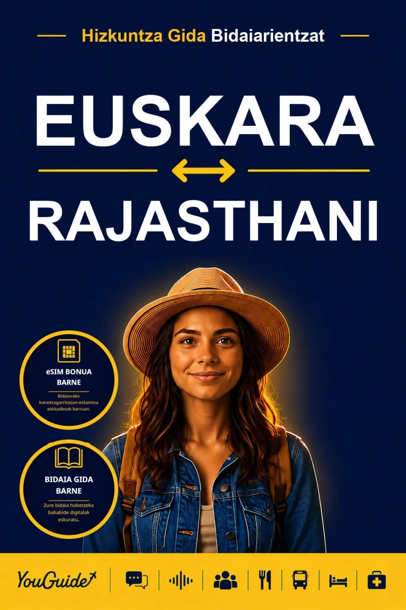 Portada: The Language Guide for Travelers - Basque to Rajasthani