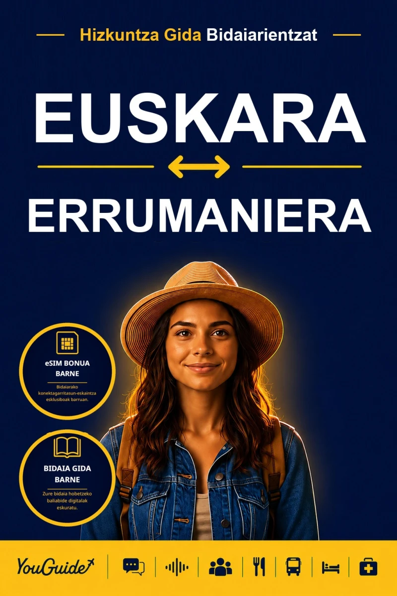 Portada: The Language Guide for Travelers - Basque to Romanian
