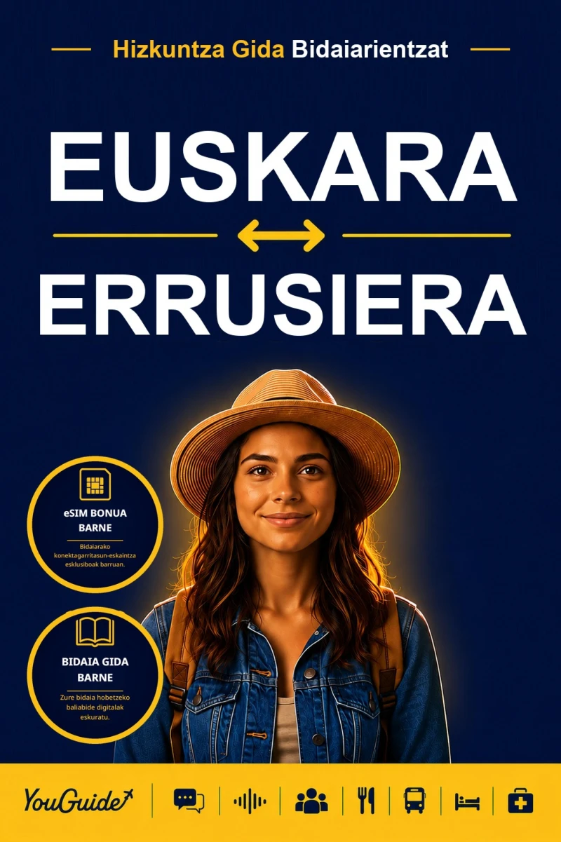 Portada: The Language Guide for Travelers - Basque to Russian