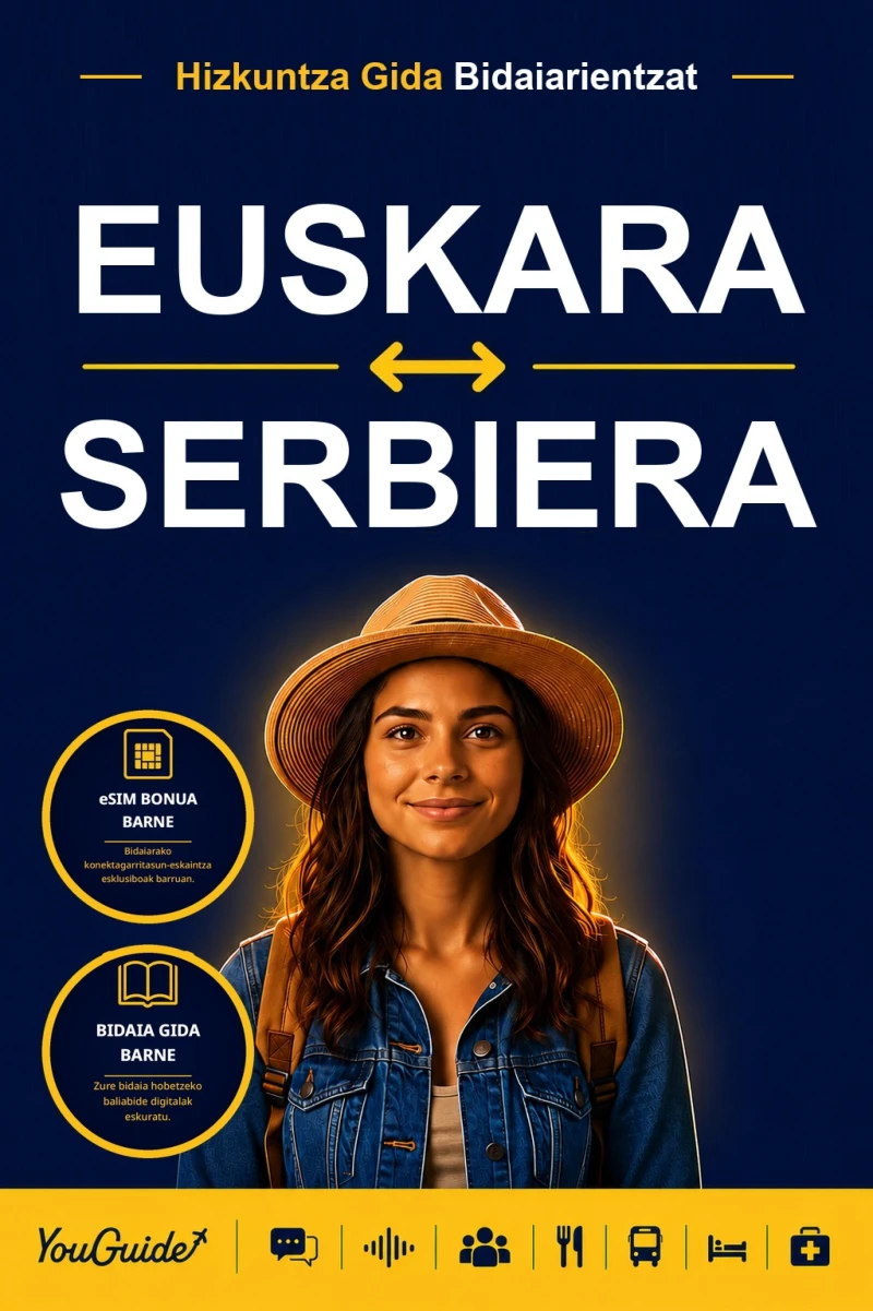 Portada: The Language Guide for Travelers - Basque to Serbian
