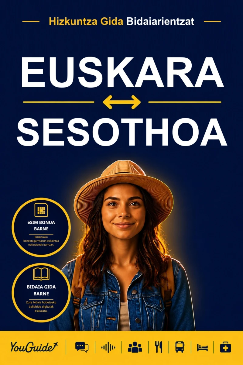 Portada: The Language Guide for Travelers - Basque to Sesotho
