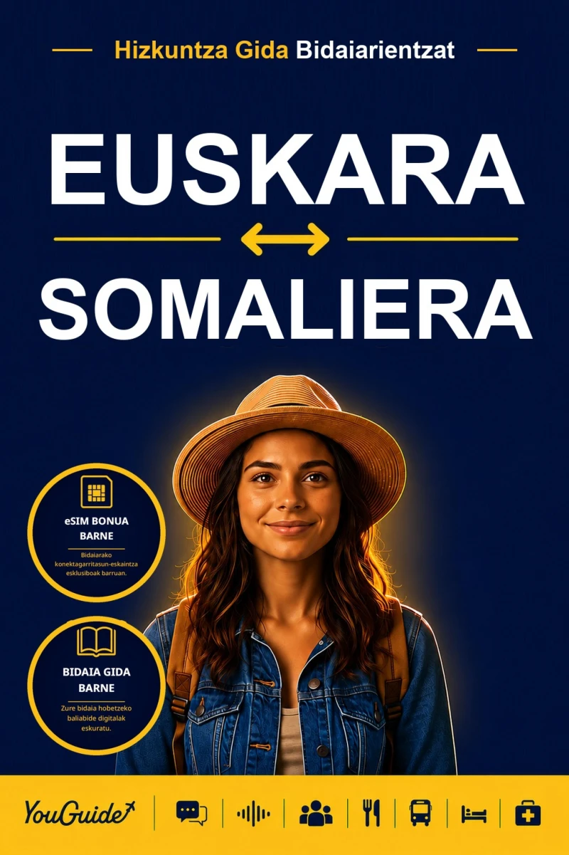 Portada: The Language Guide for Travelers - Basque to Somali