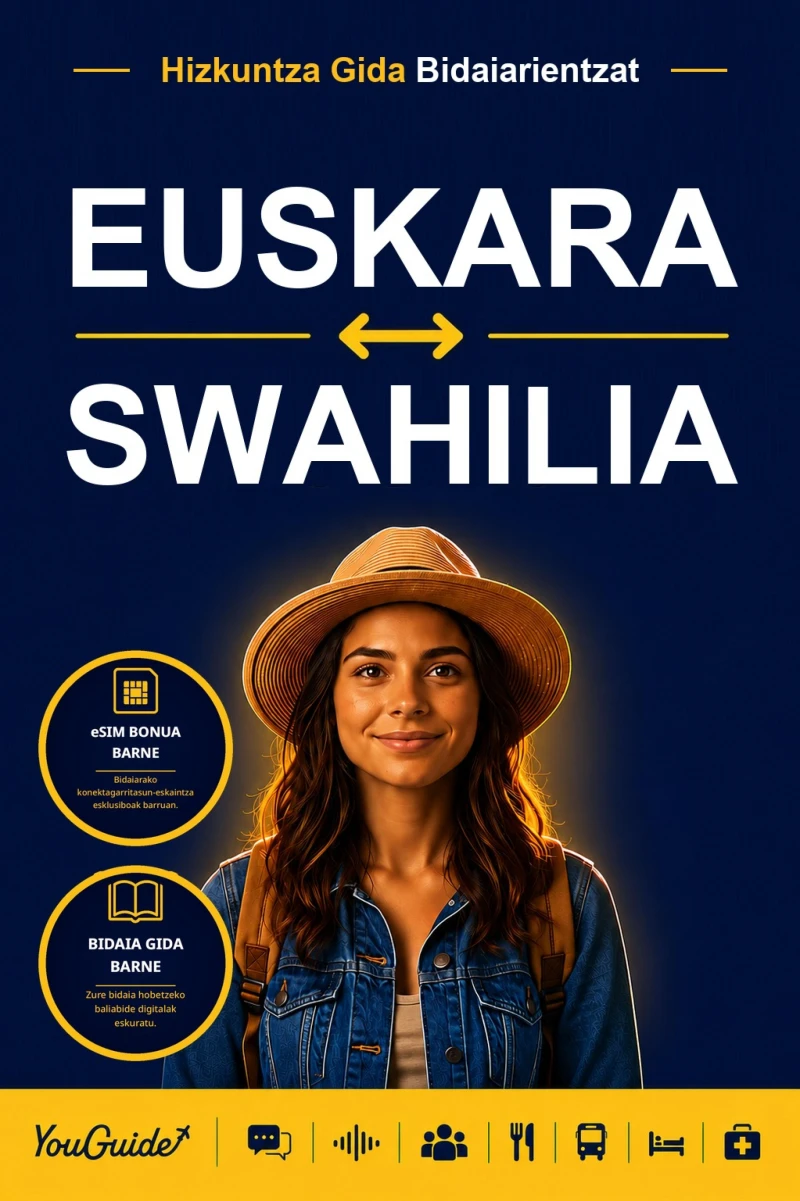 Portada: The Language Guide for Travelers - Basque to Swahili