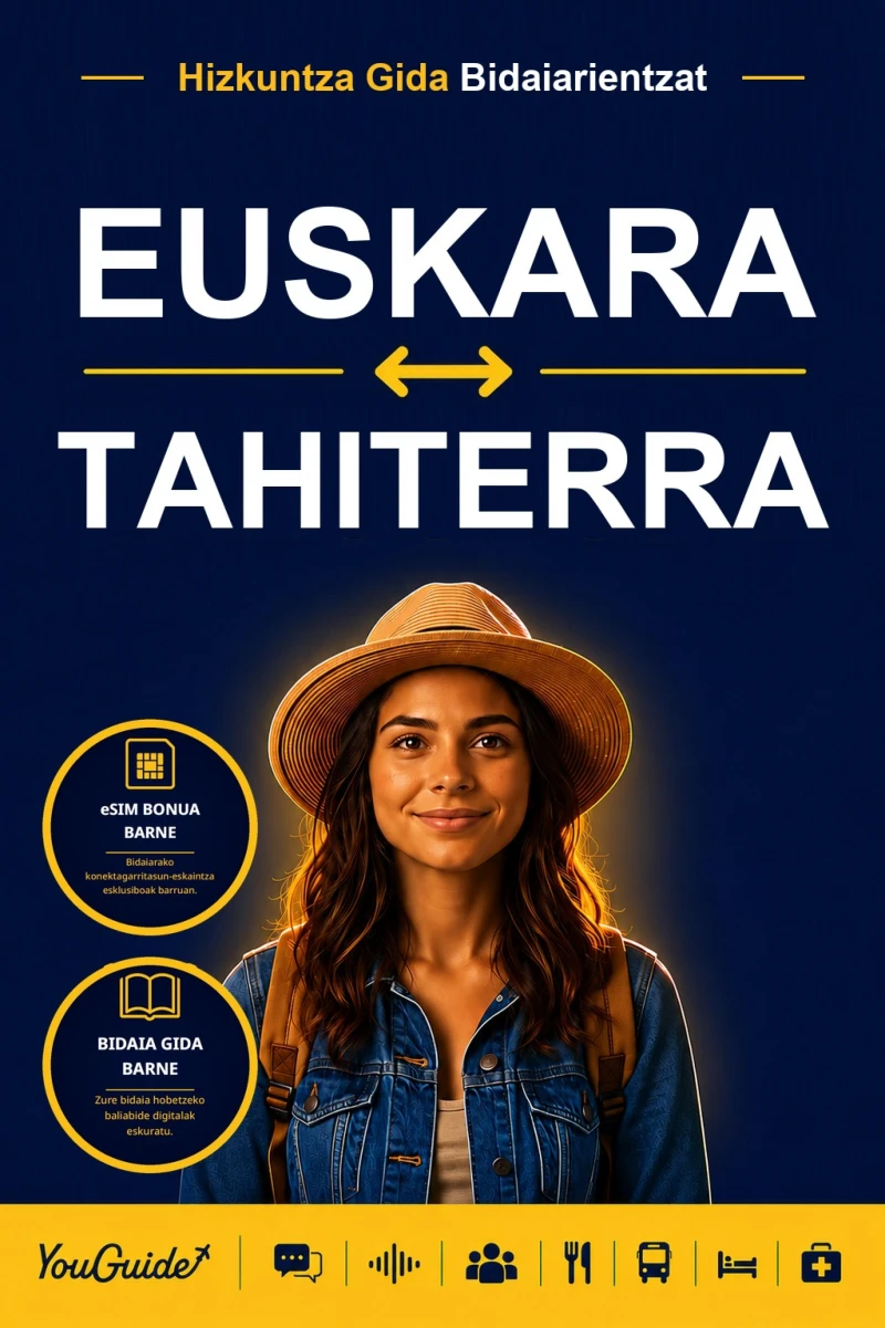 Portada: The Language Guide for Travelers - Basque to Tahitian