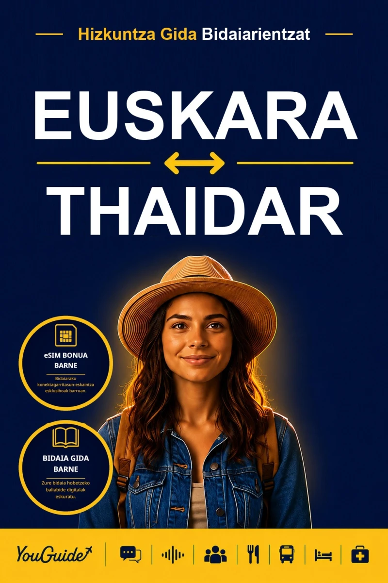Portada: The Language Guide for Travelers - Basque to Thai