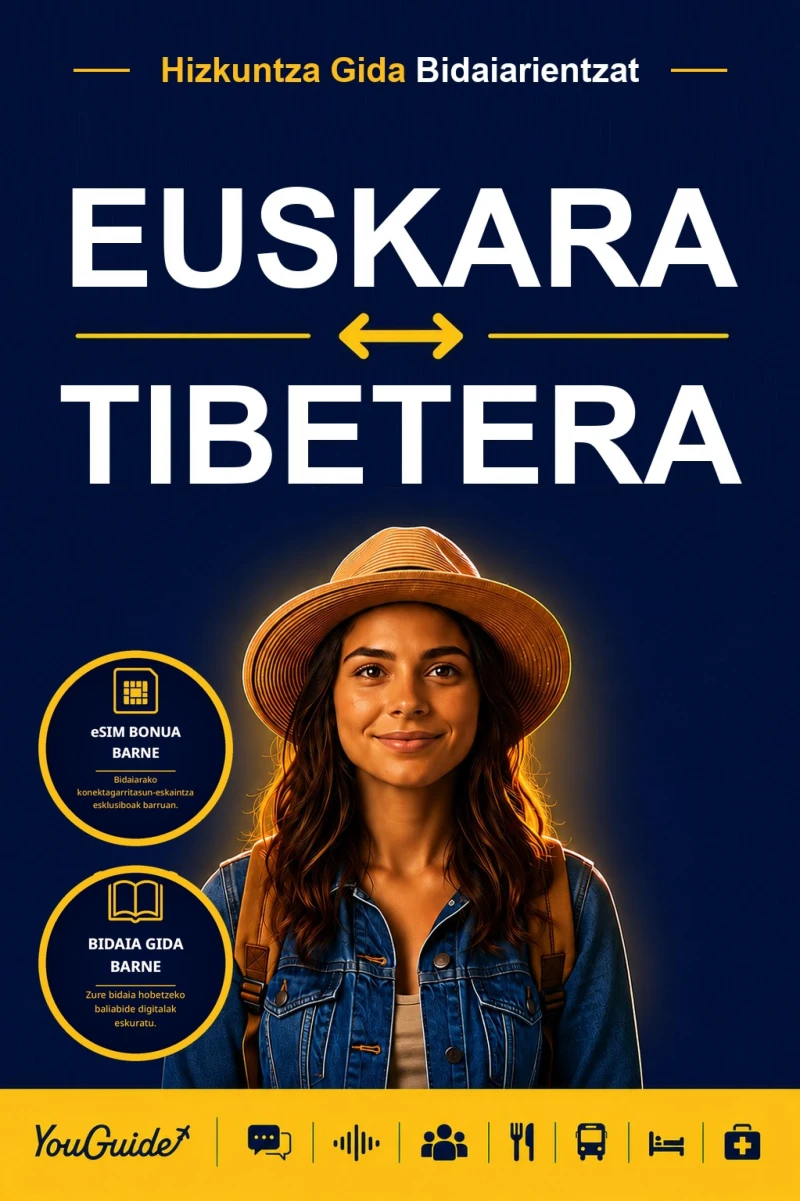 Portada: The Language Guide for Travelers - Basque to Tibetan
