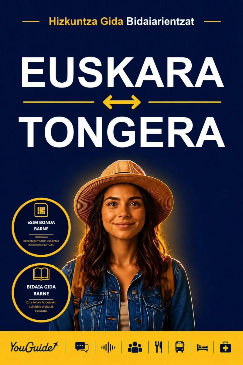 Portada: The Language Guide for Travelers - Basque to Tongan