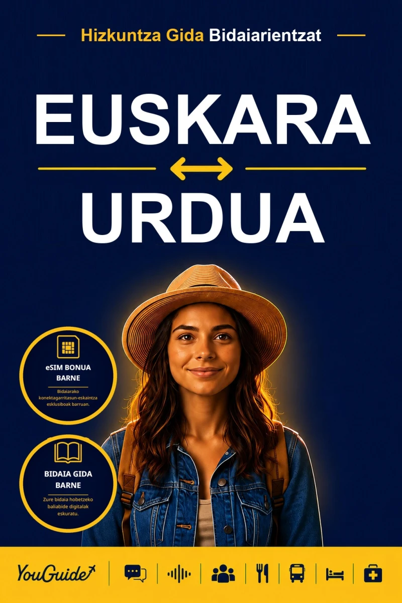 Portada: The Language Guide for Travelers - Basque to Urdu