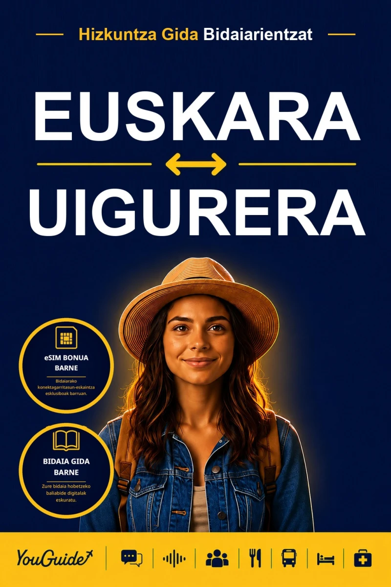 Portada: The Language Guide for Travelers - Basque to Uyghur