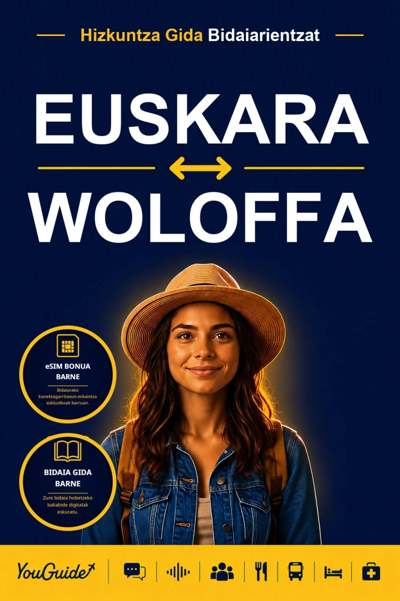 Portada: The Language Guide for Travelers - Basque to Wolof