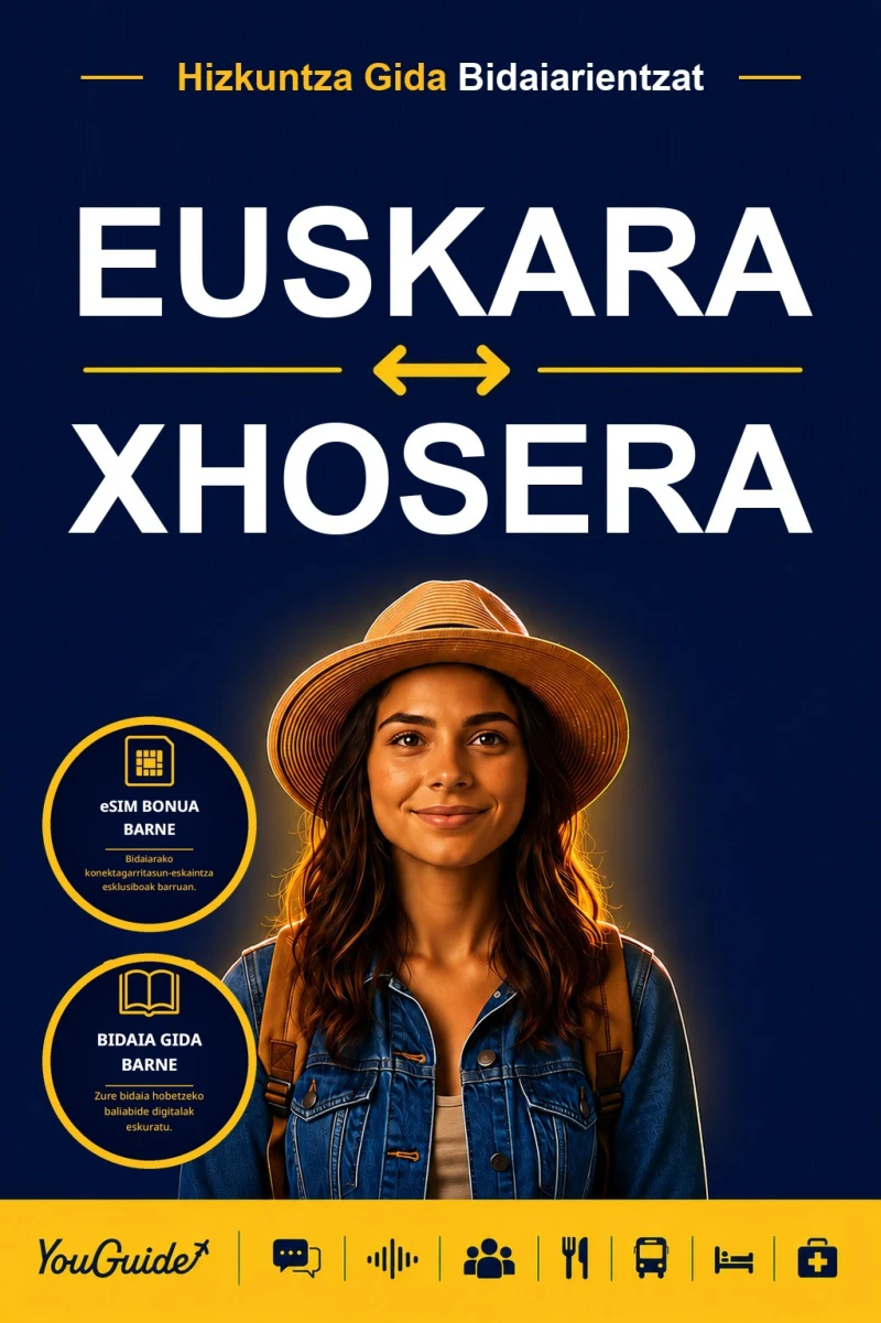 Portada: The Language Guide for Travelers - Basque to Xhosa