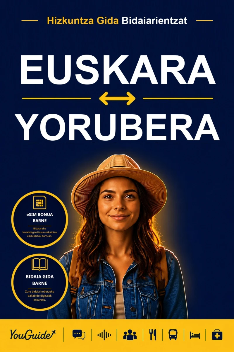Portada: The Language Guide for Travelers - Basque to Yoruba