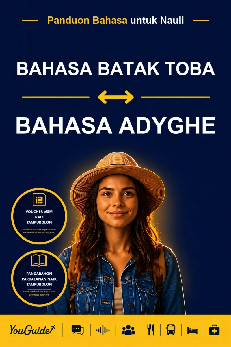 Portada: The Language Guide for Travelers - Batak Toba to Adyghe