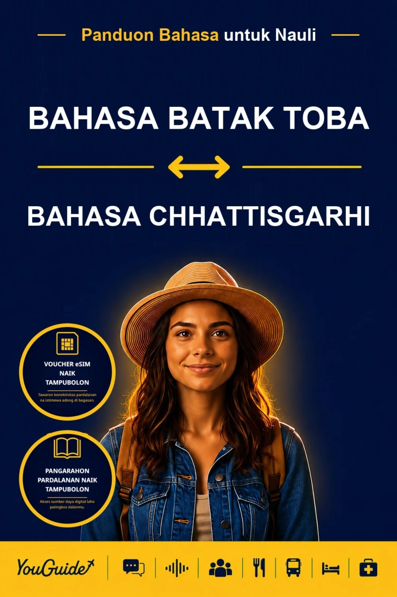 Portada: The Language Guide for Travelers - Batak Toba to Chhattisgarhi