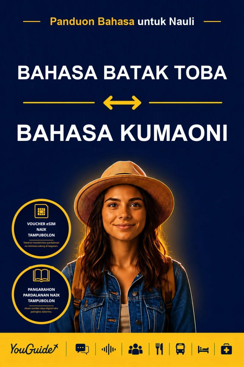 Portada: The Language Guide for Travelers - Batak Toba to Kumaoni