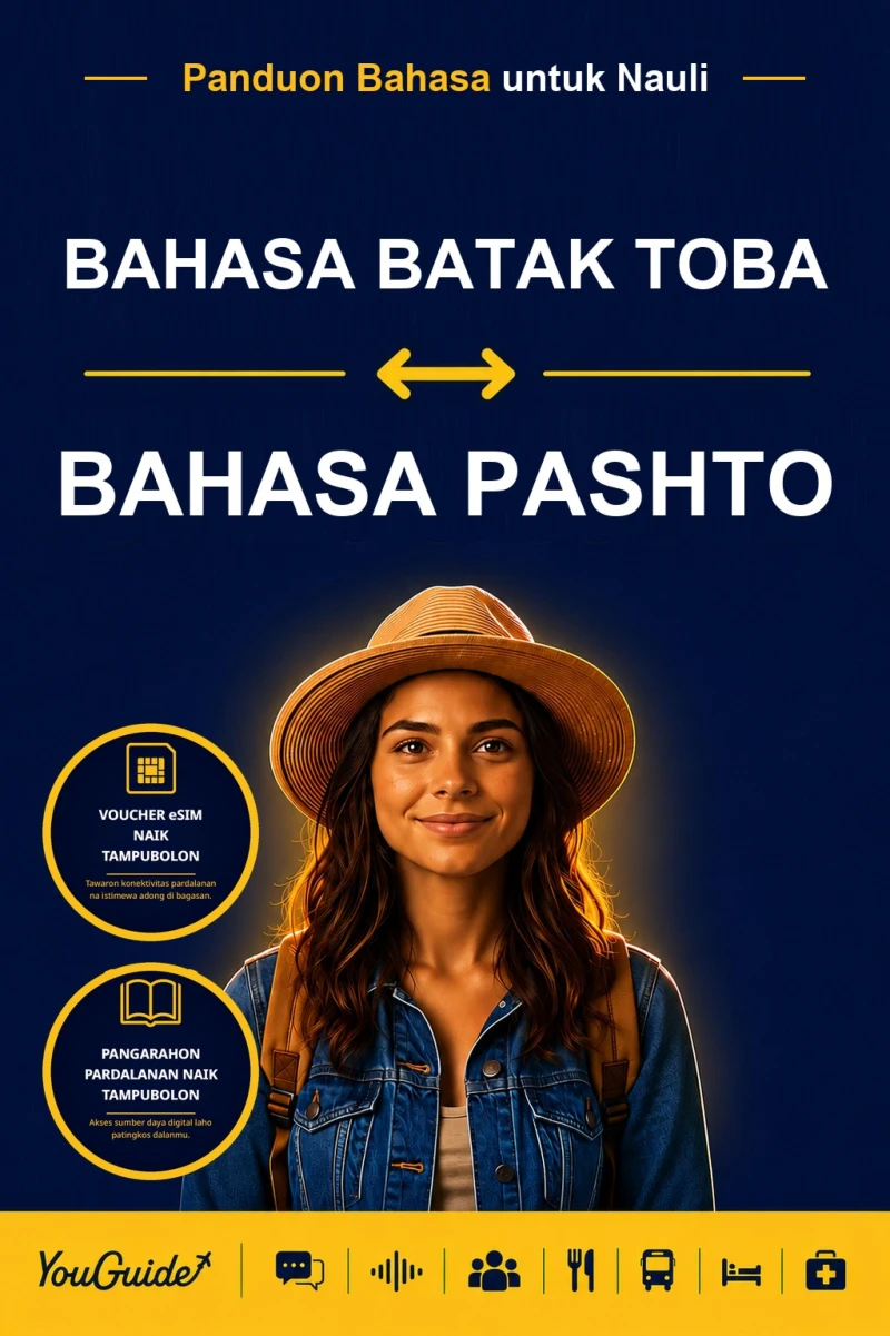 Portada: The Language Guide for Travelers - Batak Toba to Pashto
