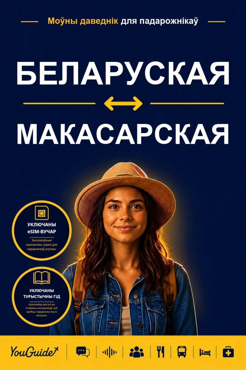 Portada: The Language Guide for Travelers - Belarusian to Makassarese
