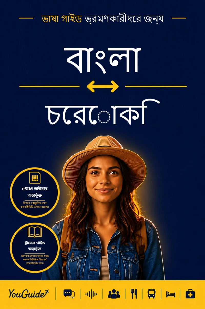 Portada: The Language Guide for Travelers - Bengali to Cherokee