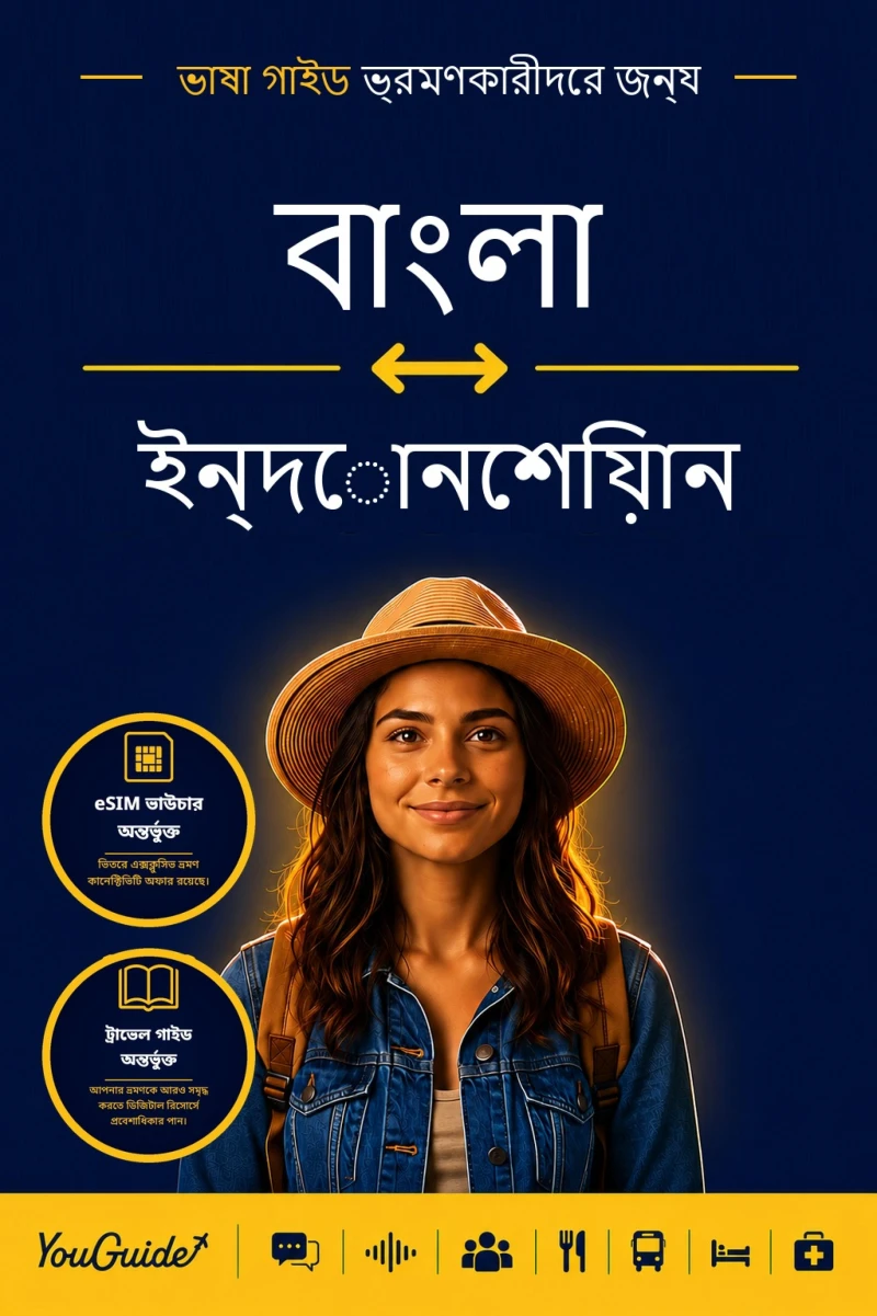 Portada: The Language Guide for Travelers - Bengali to Indonesian