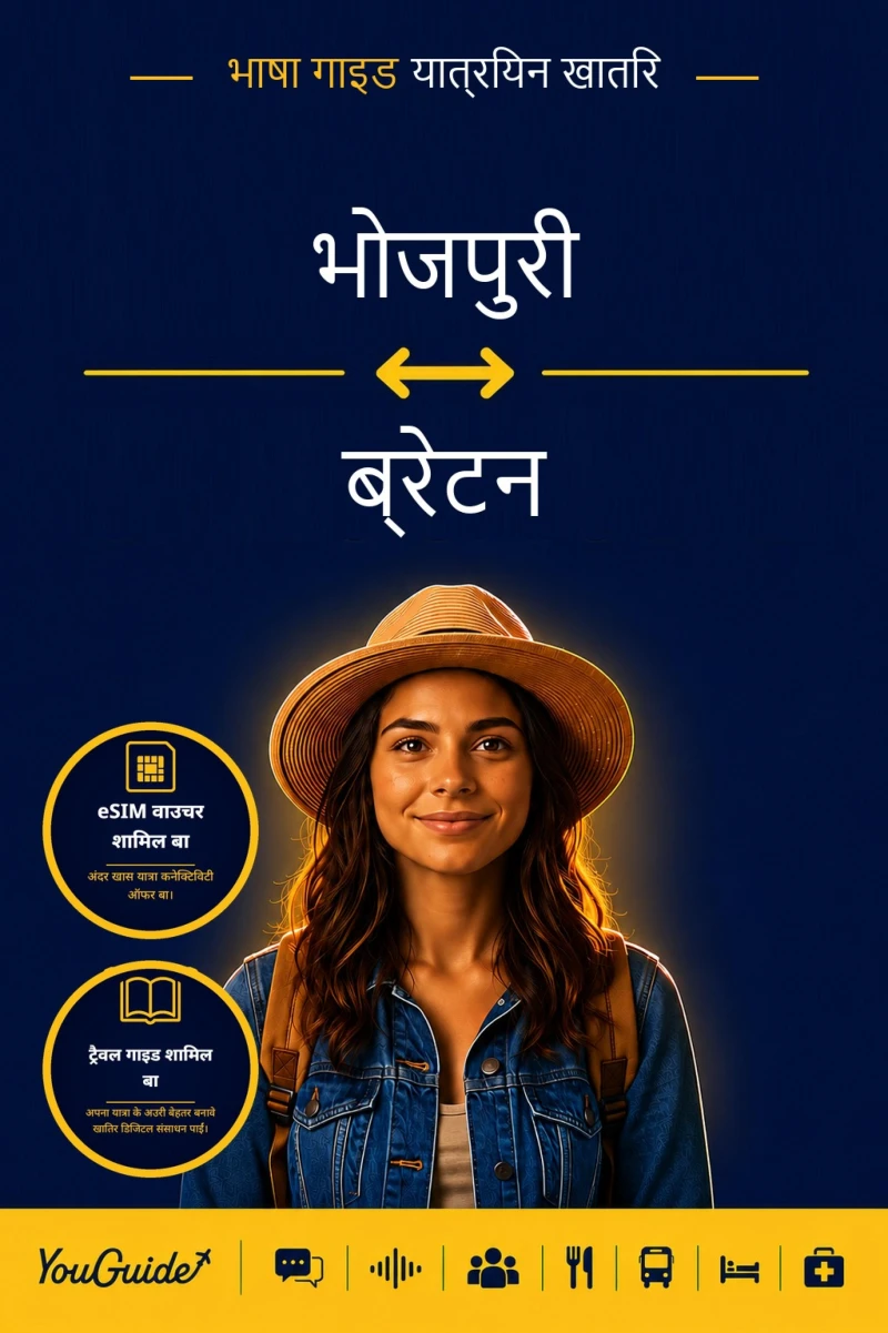 Portada: The Language Guide for Travelers - Bhojpuri to Breton