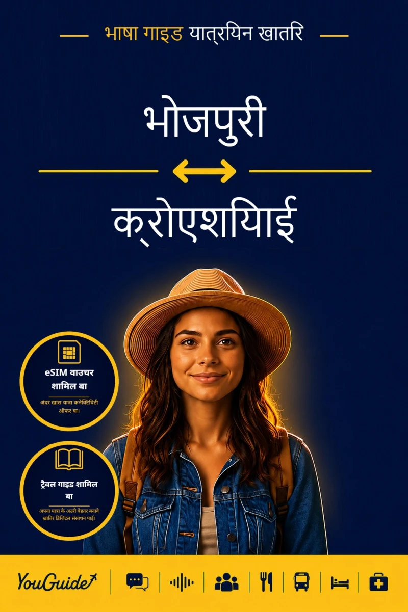 Portada: The Language Guide for Travelers - Bhojpuri to Croatian
