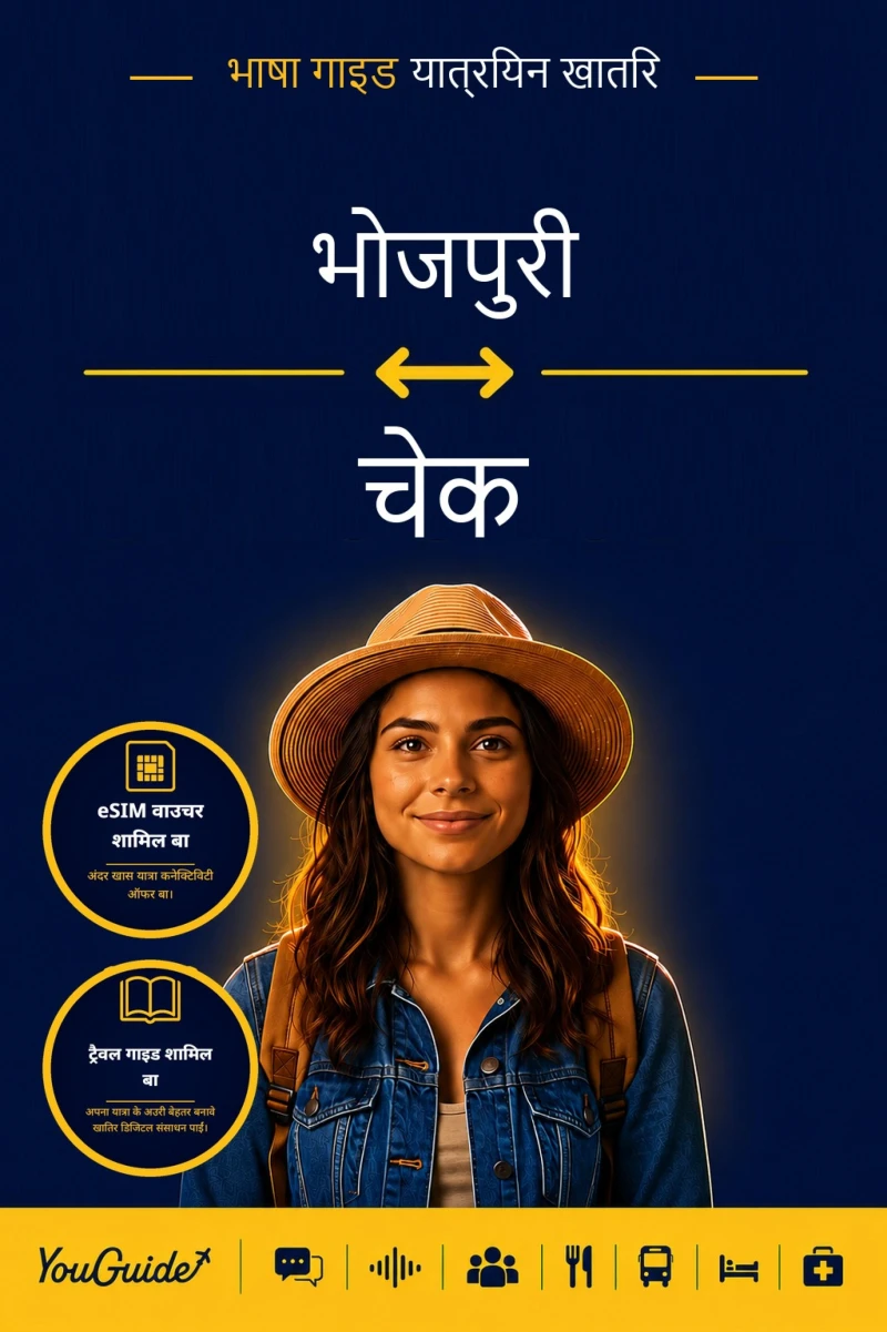 Portada: The Language Guide for Travelers - Bhojpuri to Czech