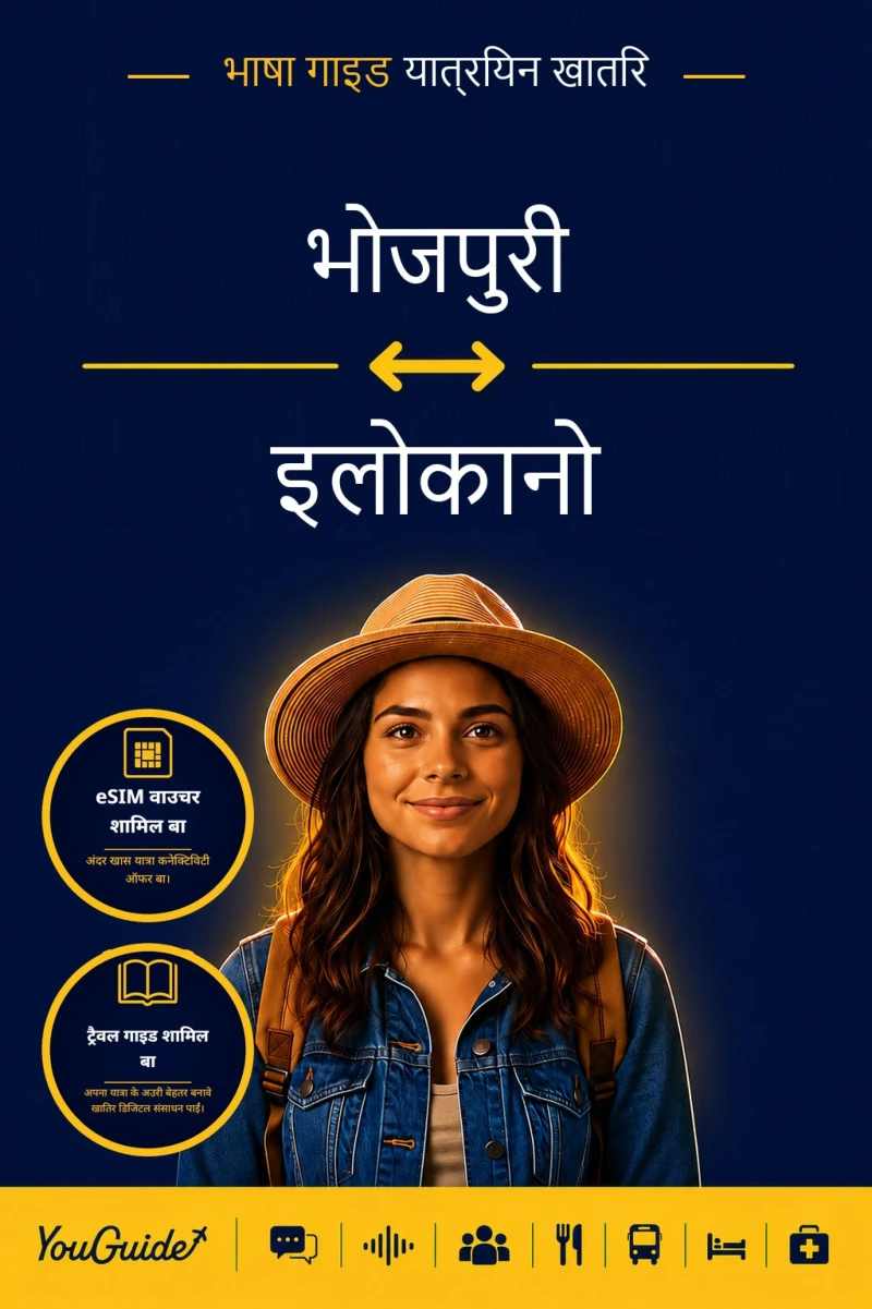 Portada: The Language Guide for Travelers - Bhojpuri to Ilocano