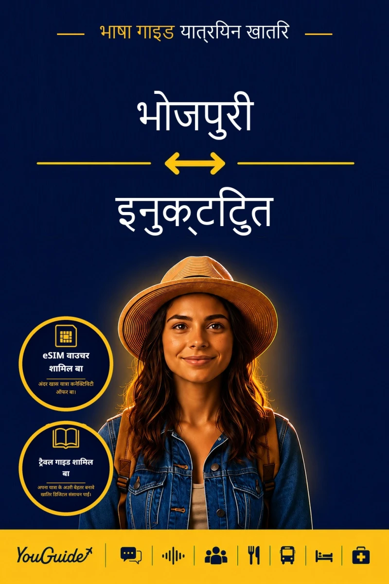Portada: The Language Guide for Travelers - Bhojpuri to Inuktitut