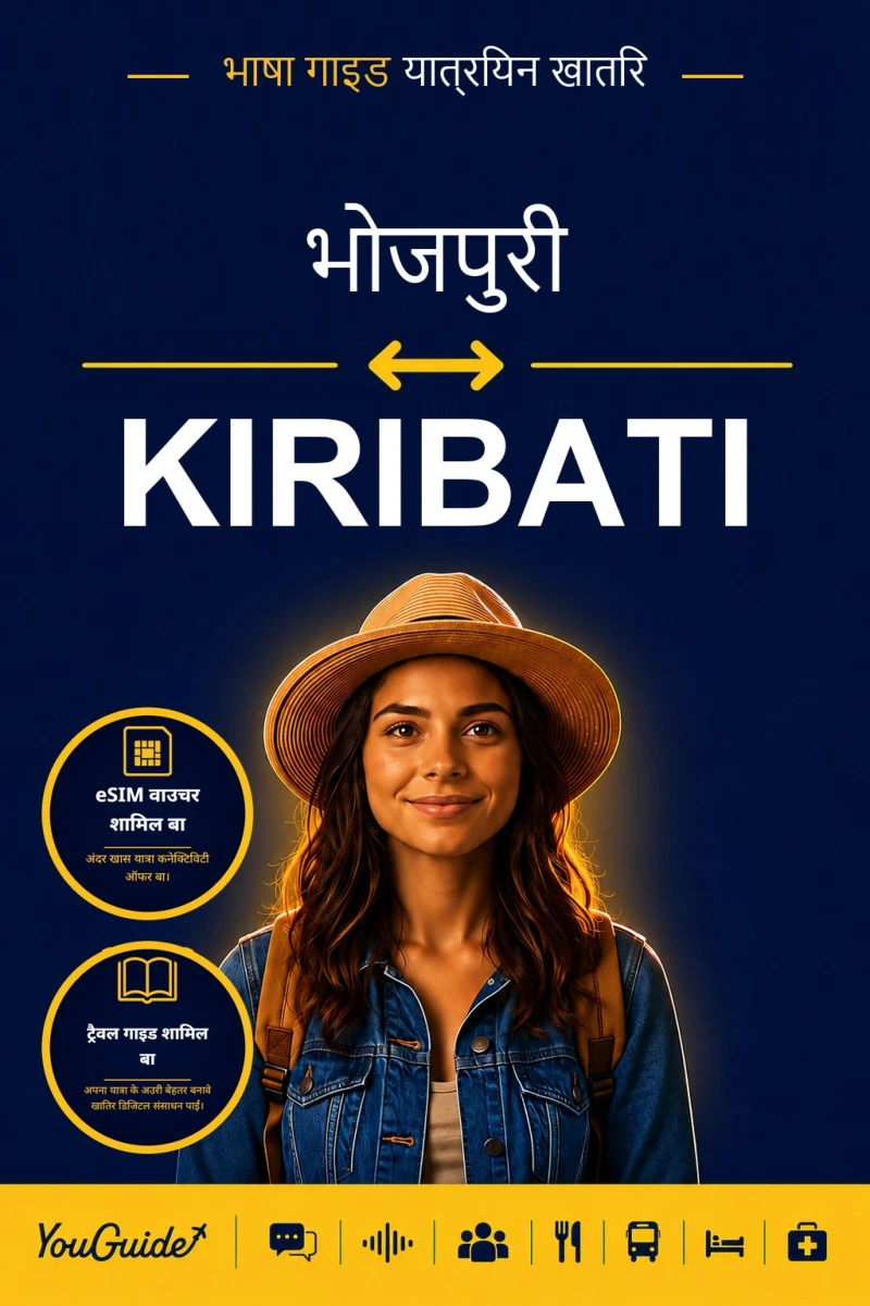 Portada: The Language Guide for Travelers - Bhojpuri to Kiribati