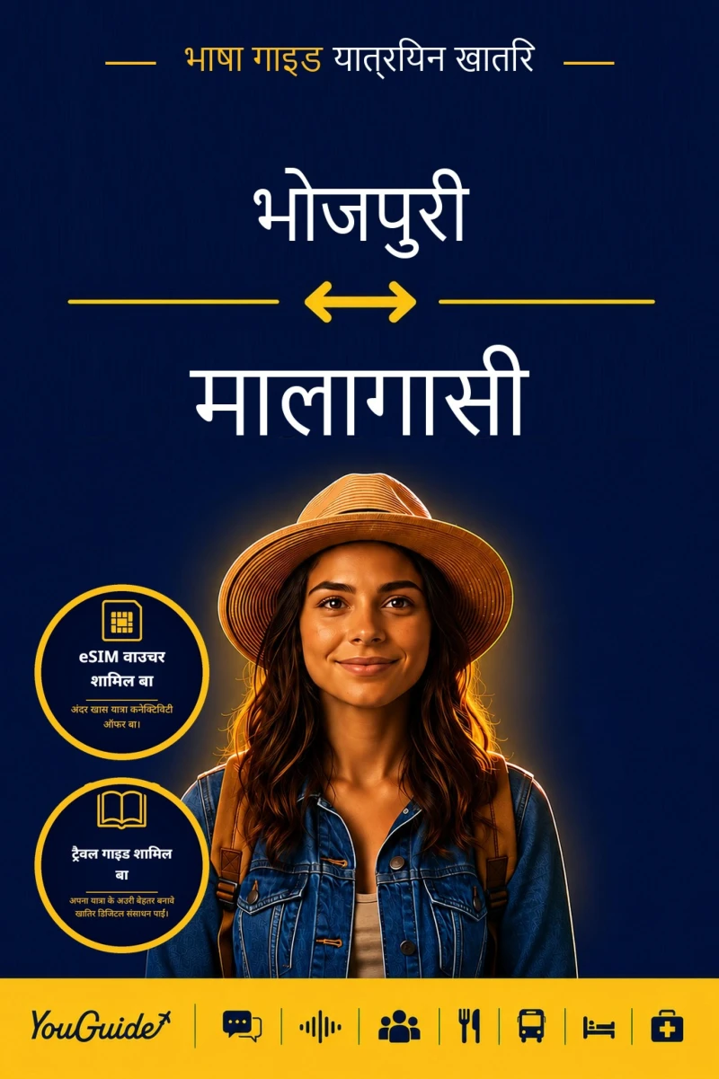Portada: The Language Guide for Travelers - Bhojpuri to Malagasy