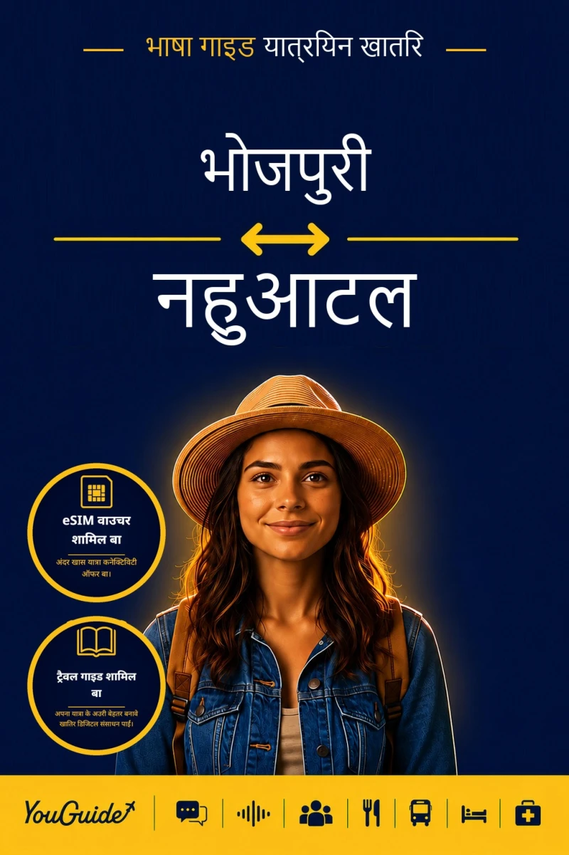 Portada: The Language Guide for Travelers - Bhojpuri to Nahuatl